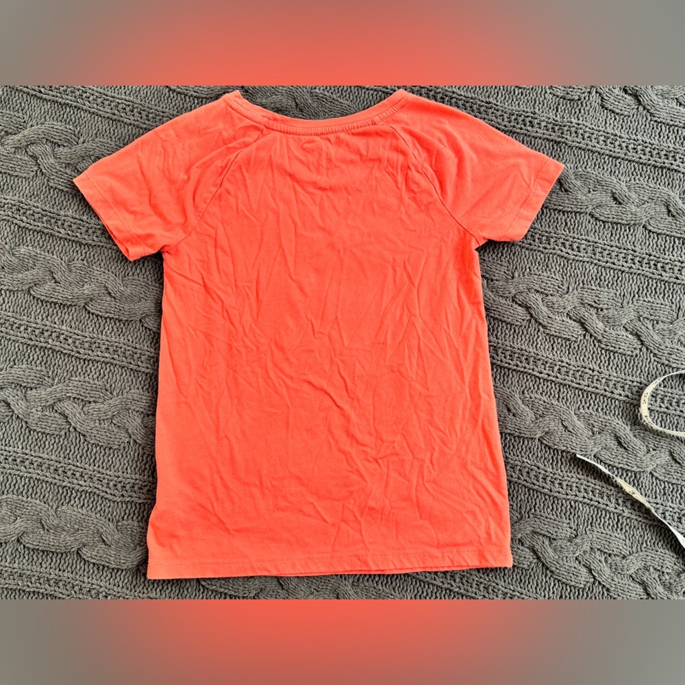 Cat & Jack Coral Short-Sleeve Tee with Sequin Butterfly - Picture 7 of 10